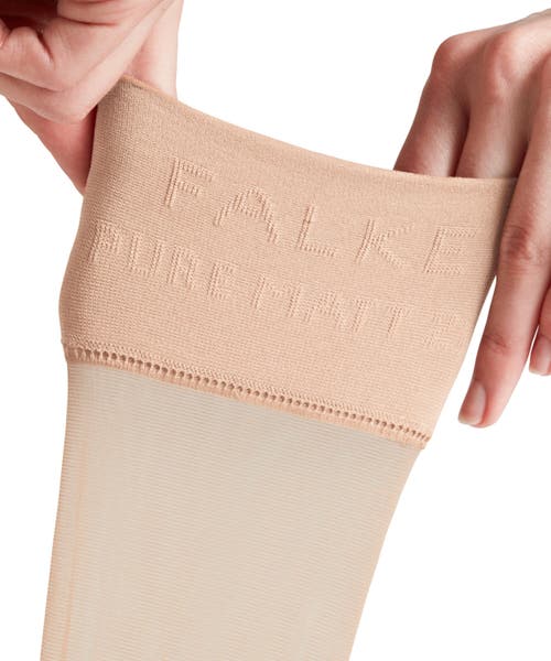 Falke Pure Matt 20 Denier Sheer Knee High Socks In Animal Print