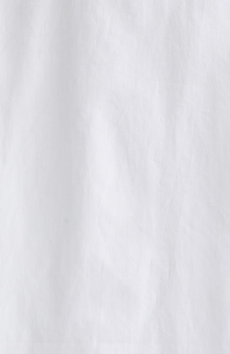 Vaquera Trompe l'Oeil Bra Button-Down Shirt, Alternate, color, White