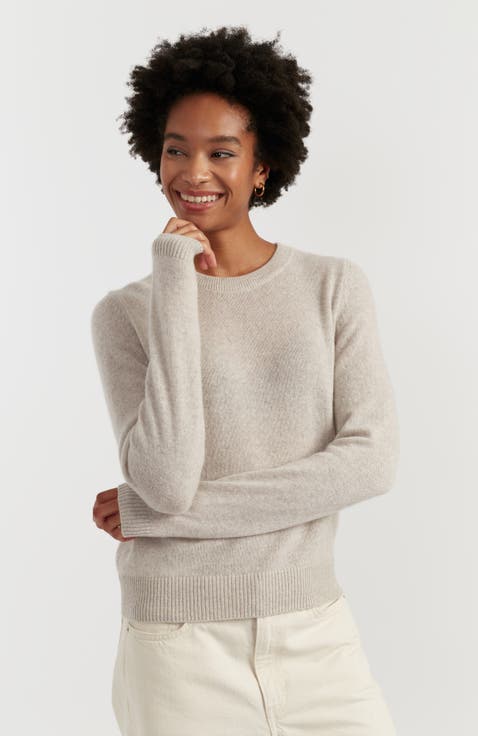 Cloud Cashmere Cropped Sweater