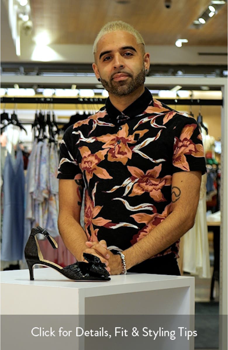 Utika Ankle Strap Kitten Heel Sandal, sales video thumbnail