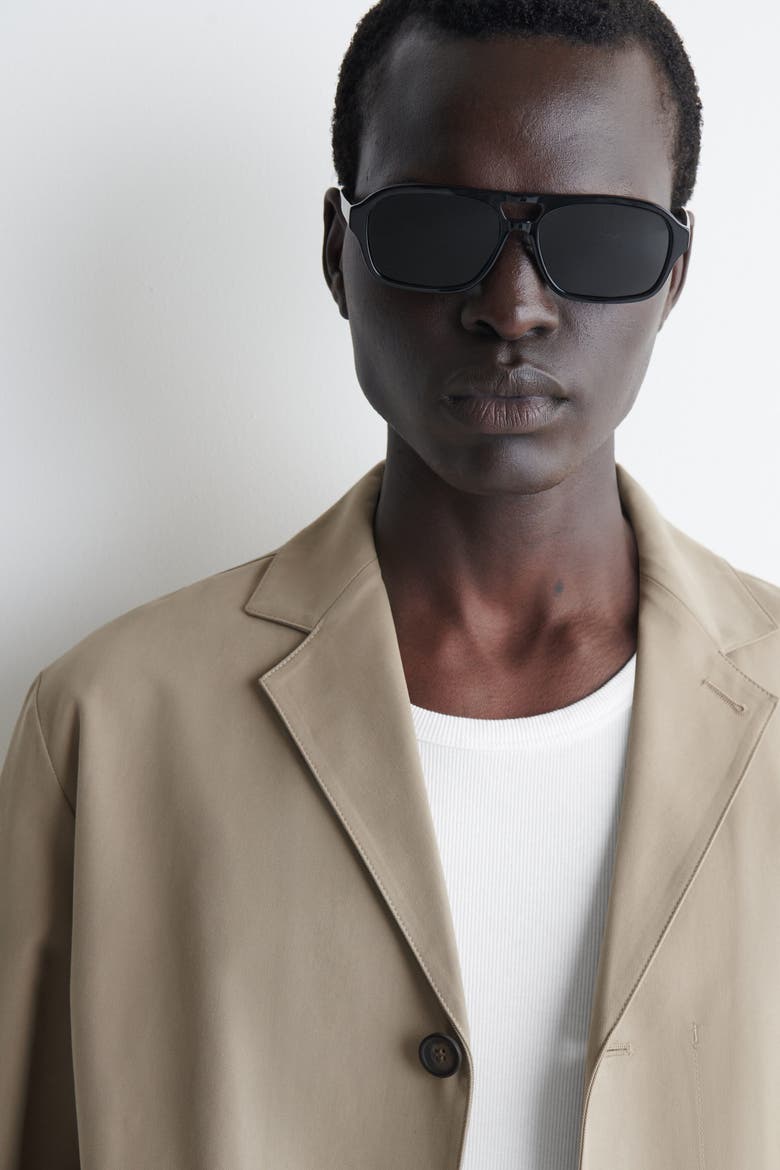 Unstructured Cotton-blend Blazer, Alternate, color, BEIGE