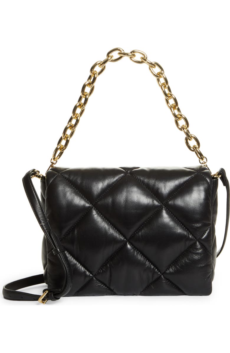 Stand Studio Brynnie Quilted Lambskin Leather Convertible Clutch, Main, color,