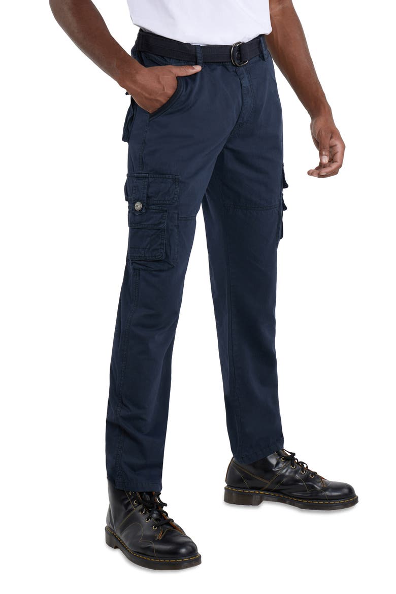 Utility Cotton Cargo Pants, Alternate, color, NAVY
