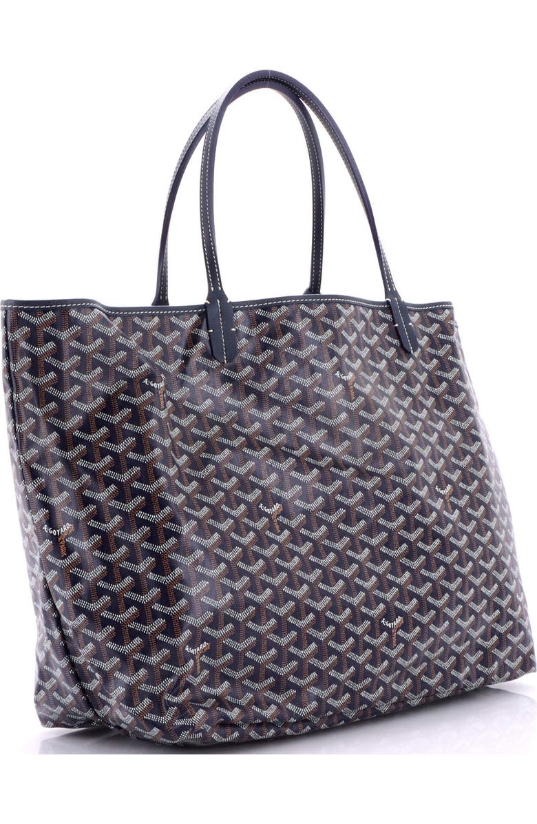 Pre-Owned Goyard Saint Louis Tote Coated Canvas GM, Alternate, color, Blue