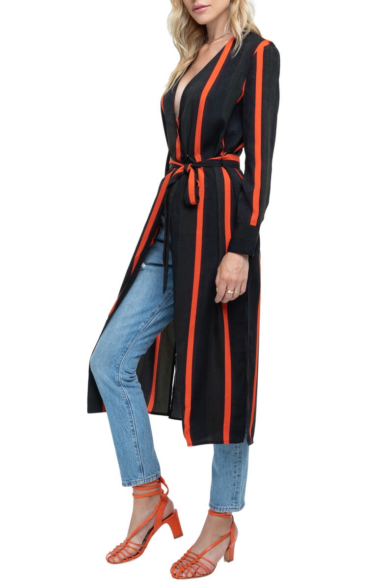 ASTR the Label Stripe Wrap Dress, Alternate, color,