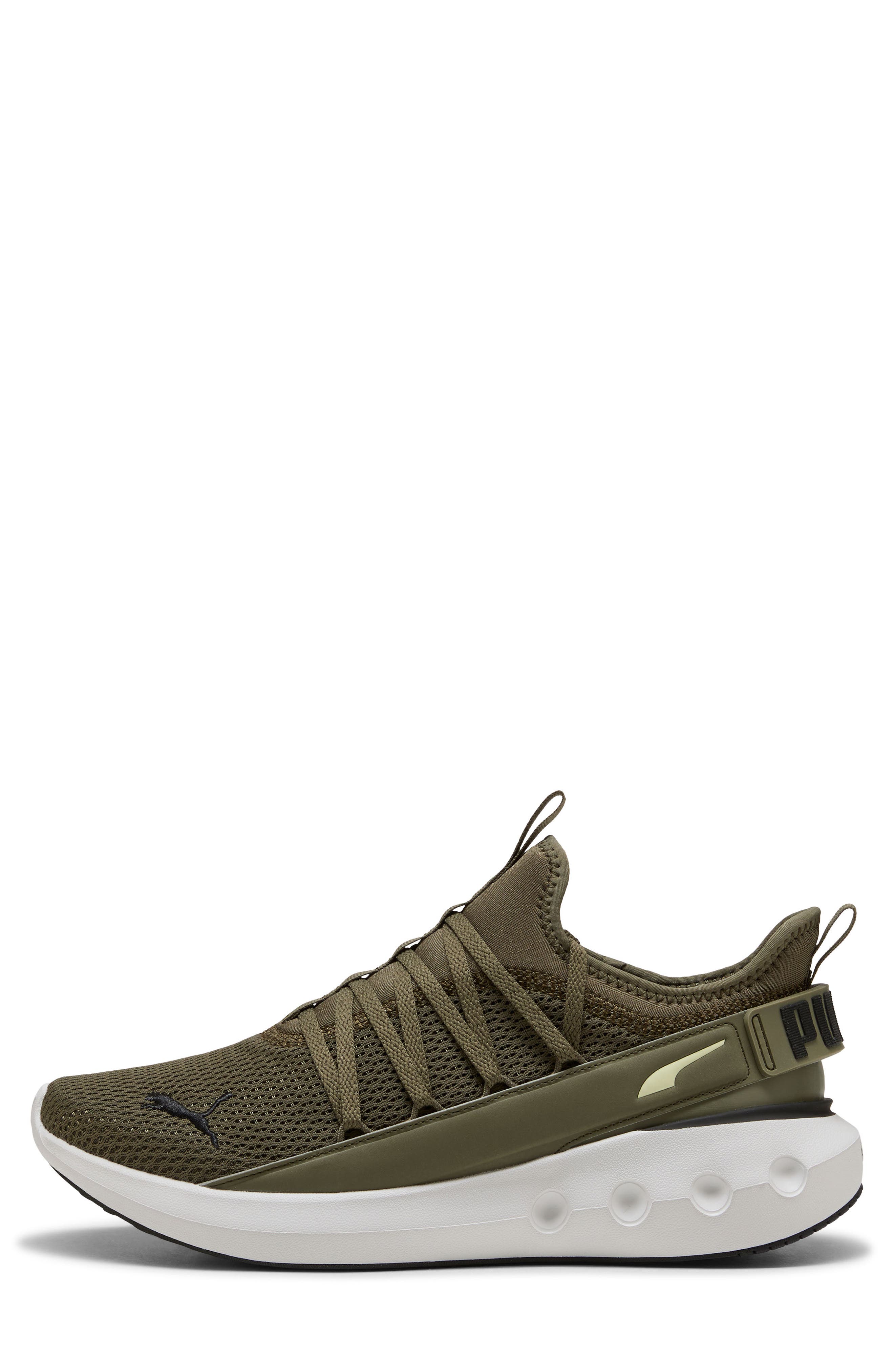 PUMA Softride Carson Fresh Running Shoe, Alternate, color, Loden Green/ Feather Gray