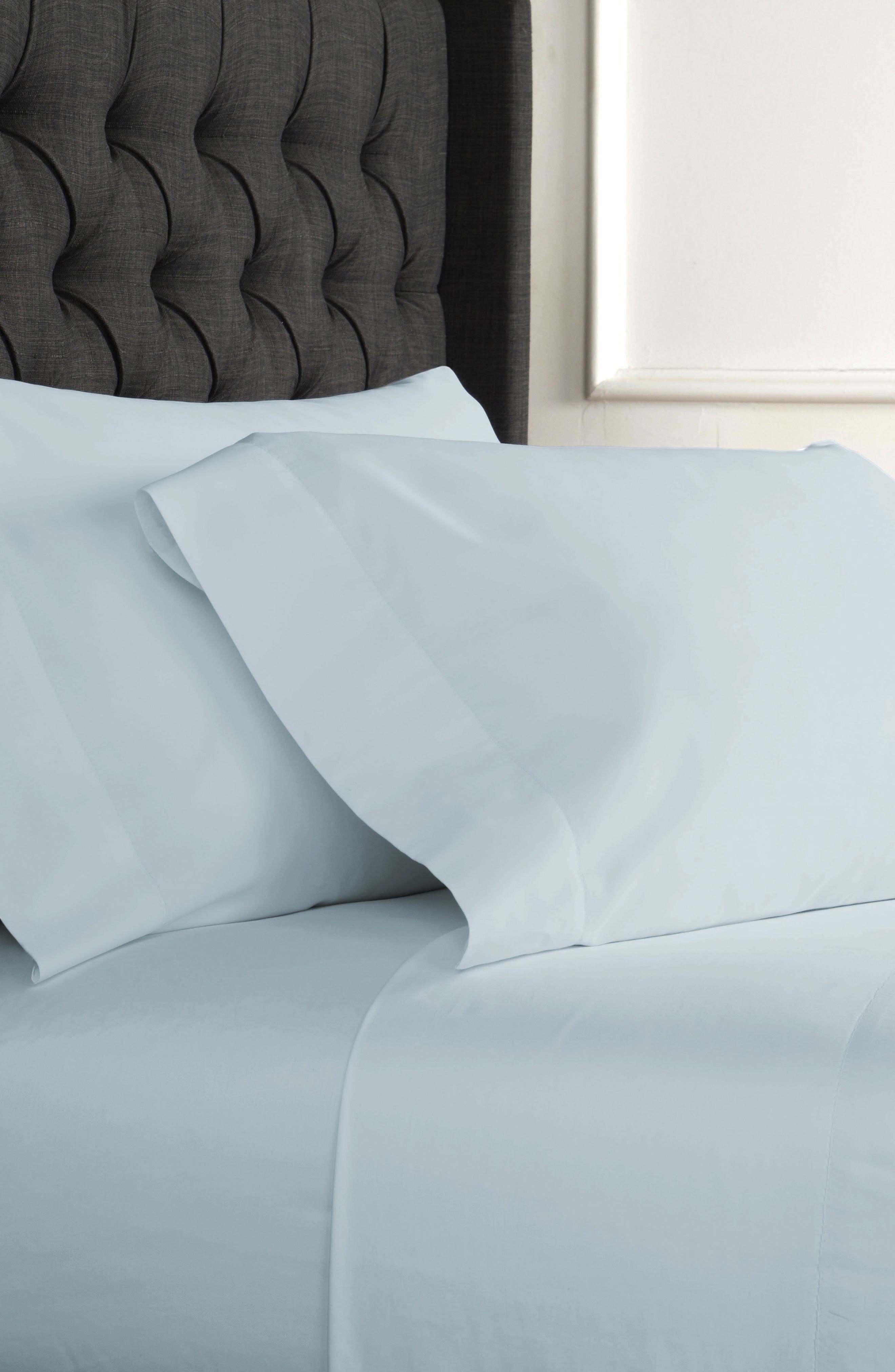 MELANGE HOME 1000 Thread Count Hemstitch Sheet Set with Extra ...