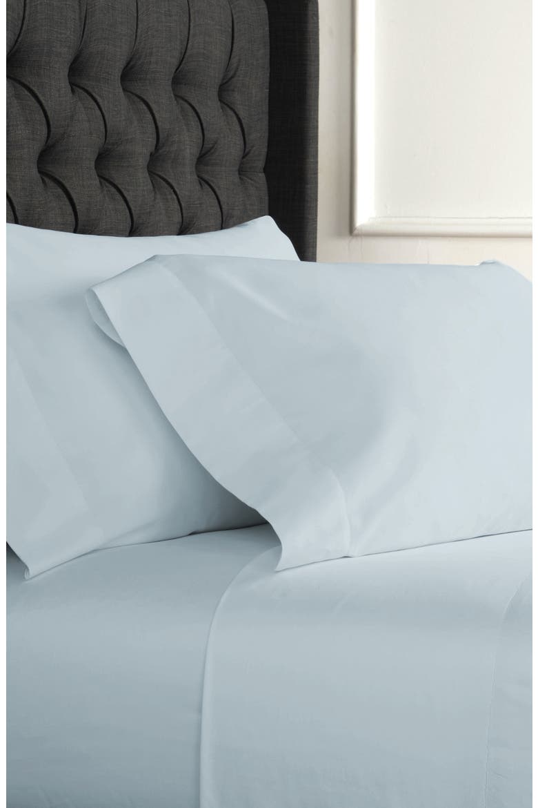 1000 Thread Count Hemstitch Sheet Set with Extra Pillowcases, Alternate, color, RICH BLUE