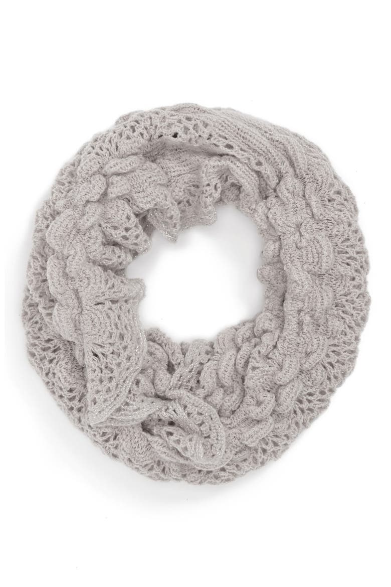 Capelli of New York Infinity Scarf, Main, color, GREY