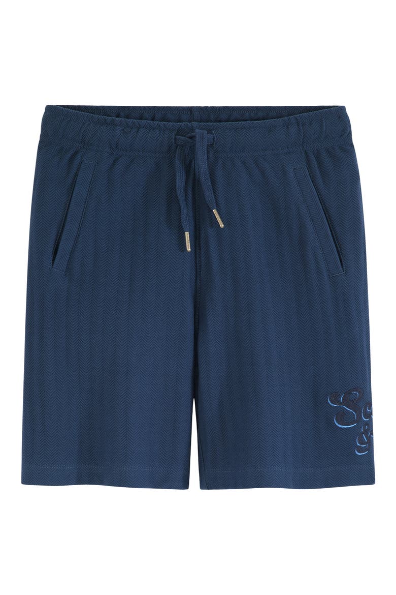 Kids' Herringbone Shorts, Main, color, DARK OBSIDIAN