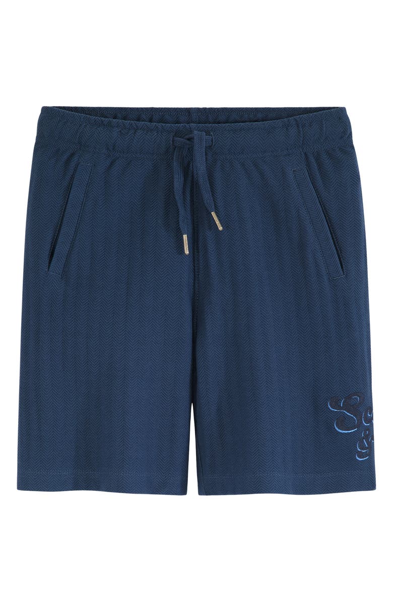 Scotch & Soda Kids' Herringbone Shorts, Main, color, Dark Obsidian