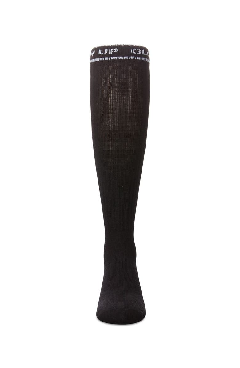 MeMoi Glow Up Knee High Socks, Alternate, color, Black