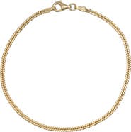 Argento Vivo Sterling Silver Curb Chain Bracelet