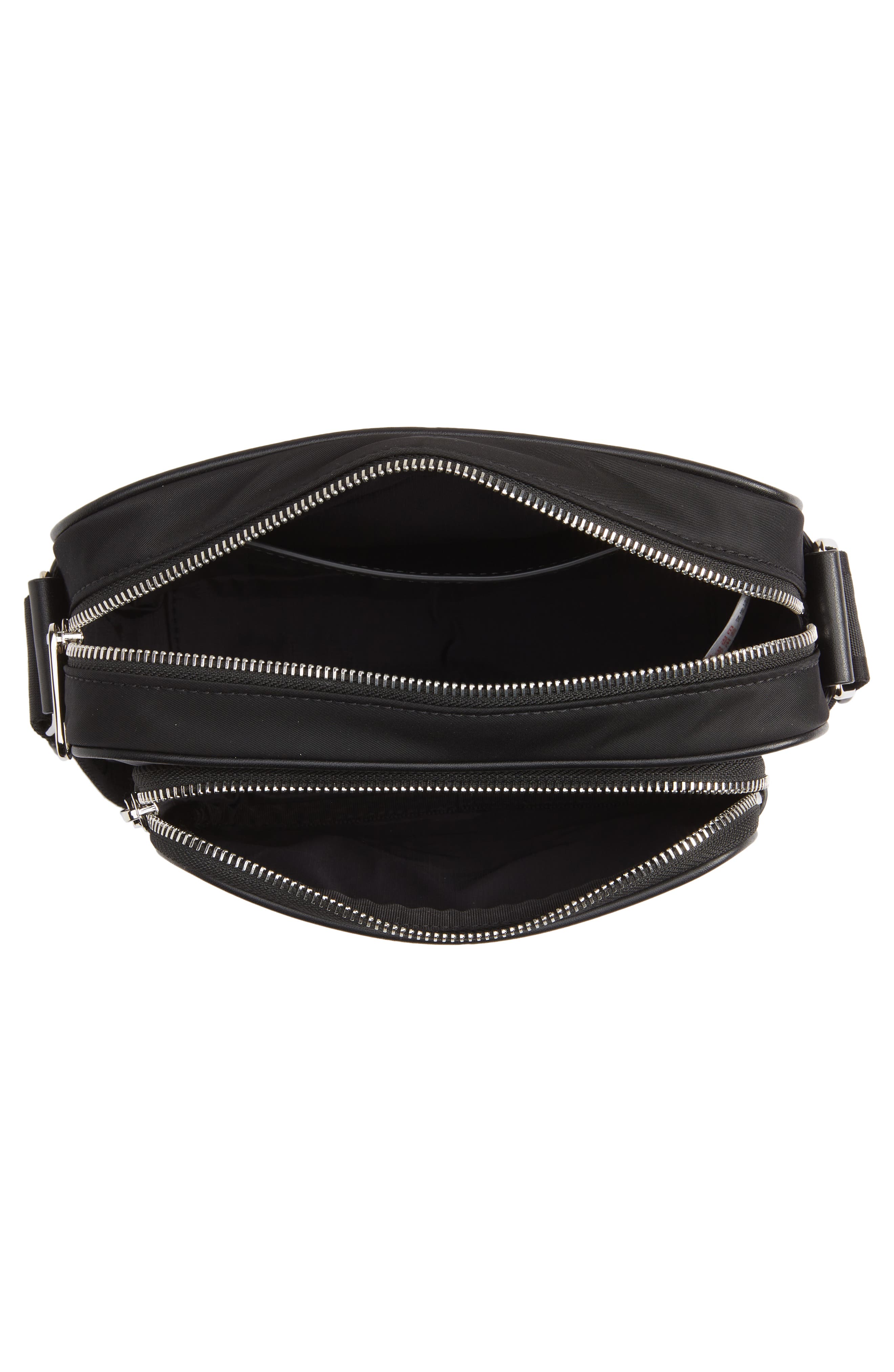 Burberry Paddy Nylon Crossbody Bag, Alternate, color, Black