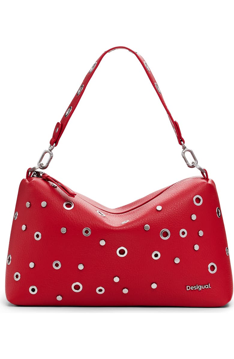 Desigual Faux Leather Shoulder Bag, Main, color,