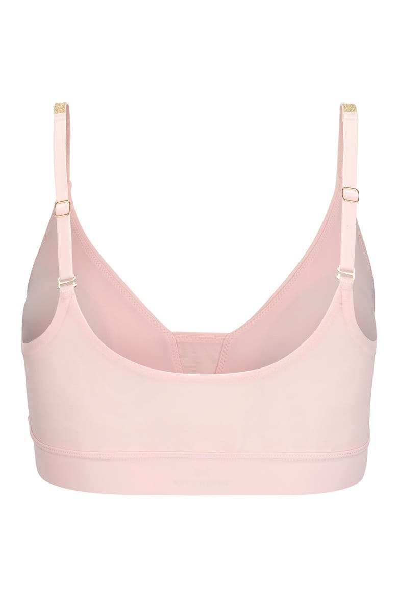 Soft Bra with Mesh, Alternate, color, ROSE QUARTZ