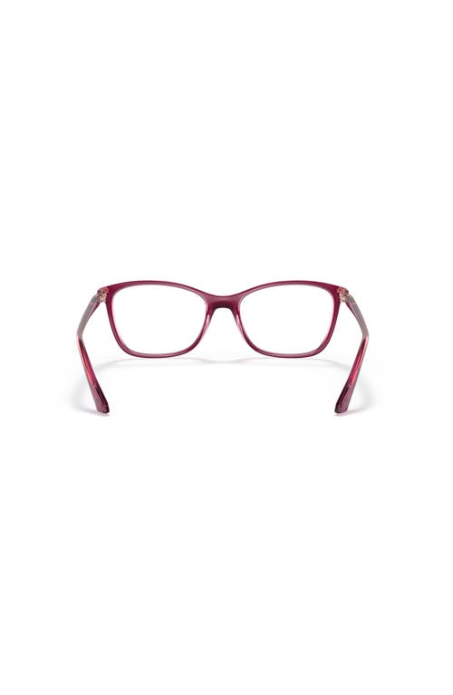 Vogue Eyewear 53mm Rectangle Optical Glasses In Purple