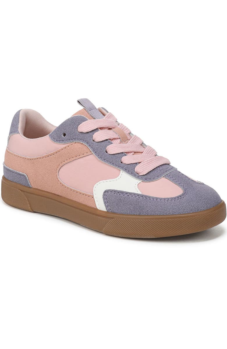 Blowfish Malibu Kids' Tastic Sneaker, Main, color, Pink / Iris Purple Faux Suede