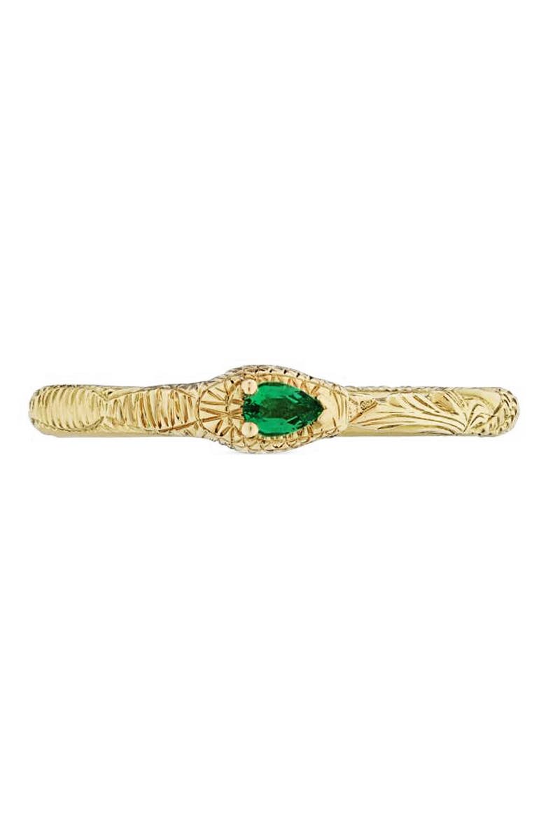 Ouroboros Emerald Ring, Alternate, color, 18KY