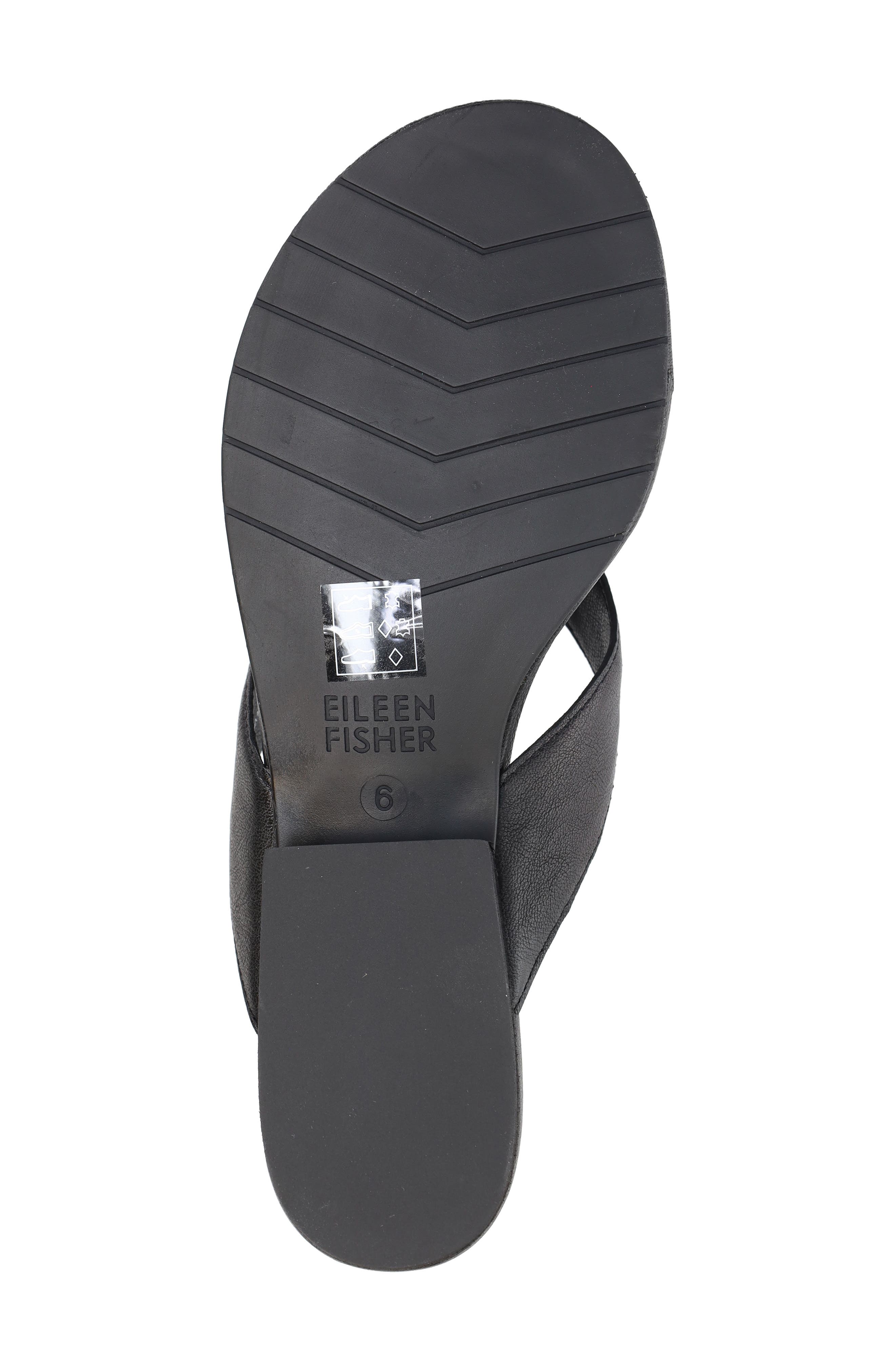 Eileen Fisher Erika Sandal, Alternate, color, Black