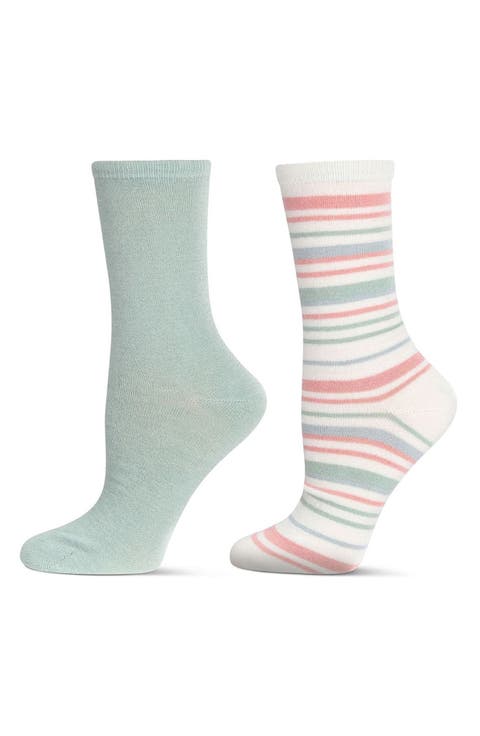 Assorted 2-Pack Crew Socks