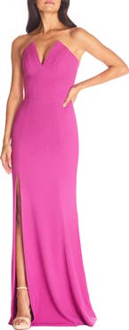 Dress the Population Fernanda Strapless Evening Gown