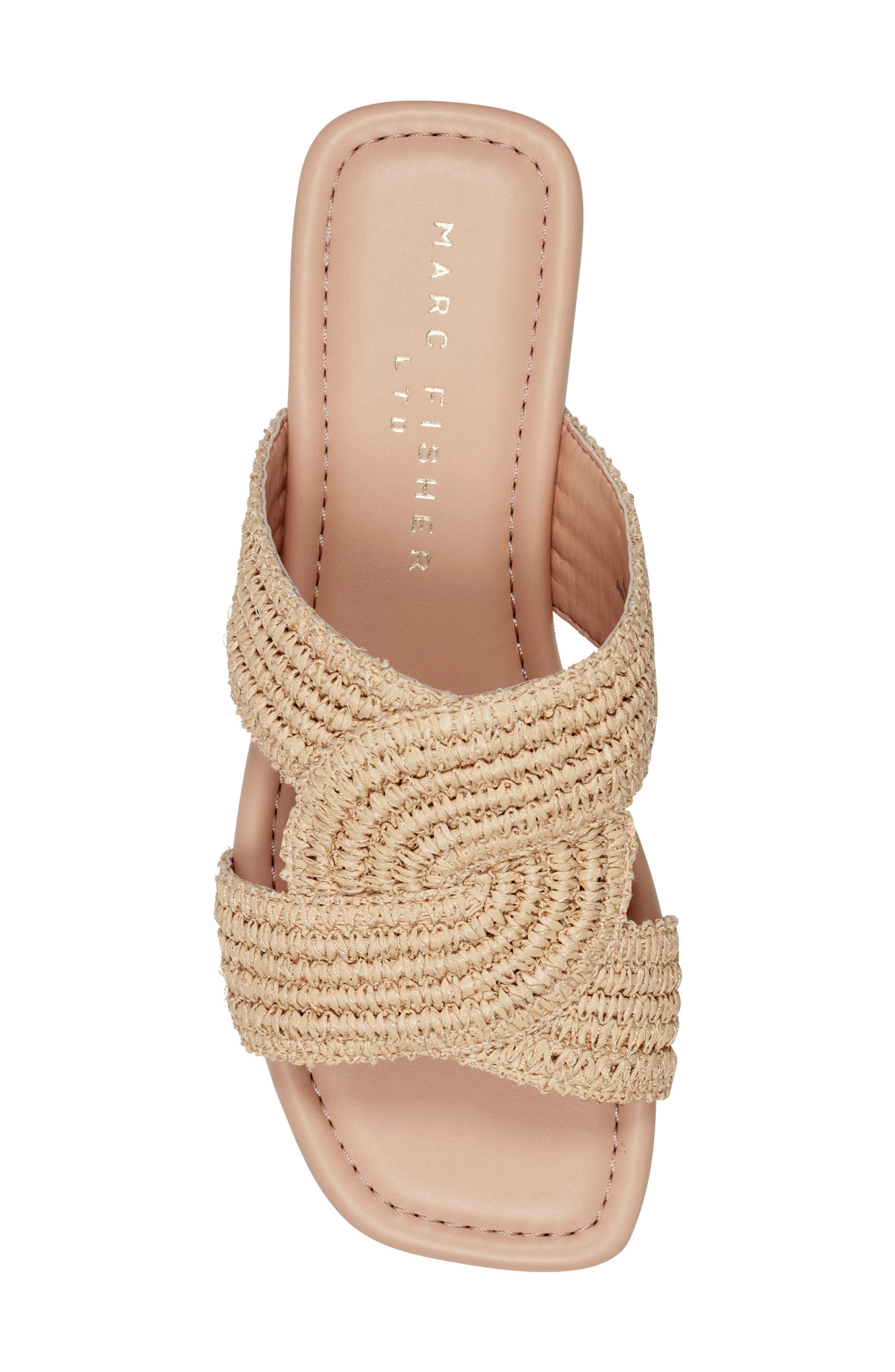 Navie Slide Sandal, Alternate, color, NATURAL