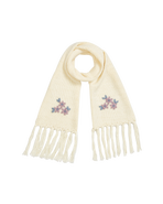 Fable England Forget-Me-Not Knitted Scarf