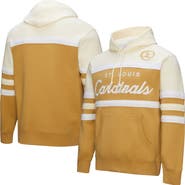 Mitchell & Ness Men's Mitchell & Ness Tan/Cream St. Louis Cardinals Head Coach Pullover Hoodie