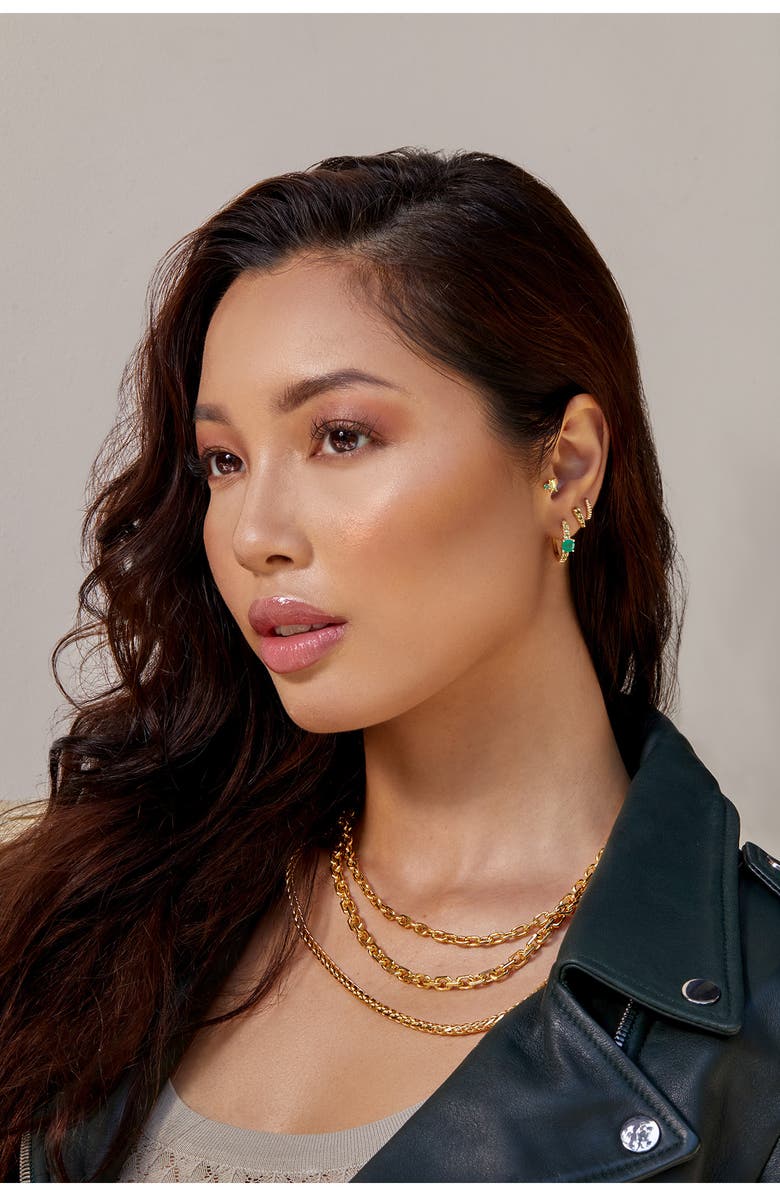 Bony Levy 14K Gold Peridot Stud Earrings, Alternate, color, 