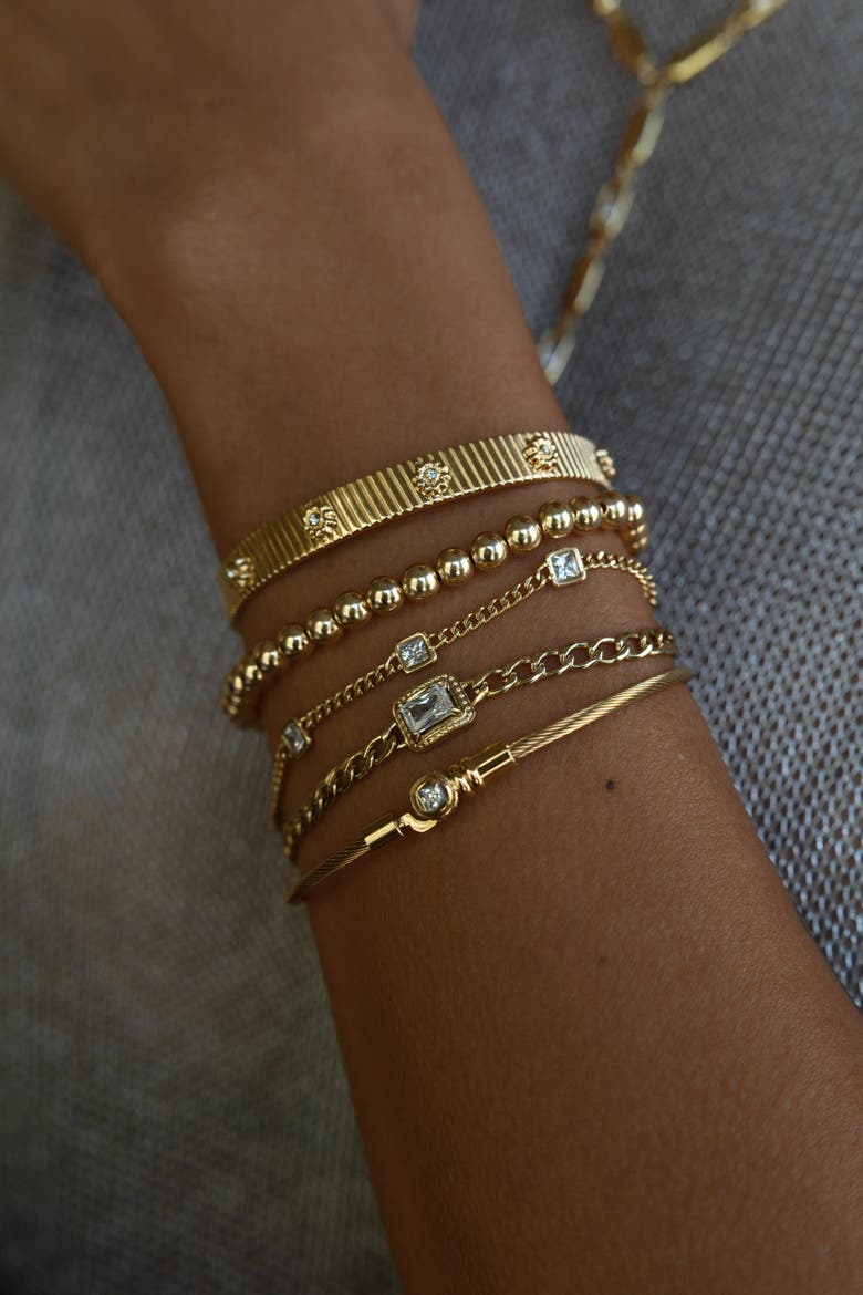 Rocky Bracelet, Alternate, color, Gold