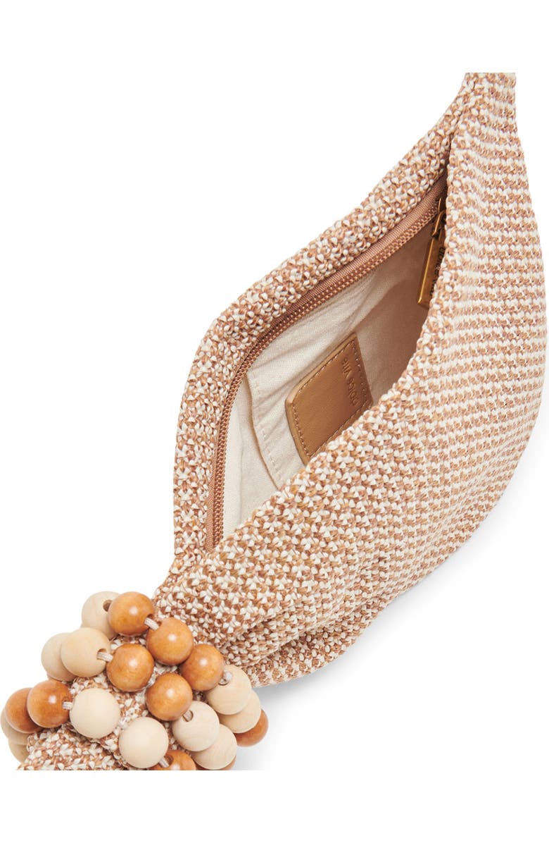 Dolce Vita Carey Woven Raffia Clutch, Alternate, color, Natural