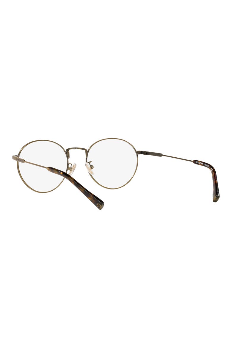 51mm Round optical glasses, Alternate, color, ANTIQUE GOLD