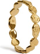 Monica Vinader Capri 18k Gold Vermeil Mini Stacking Ring