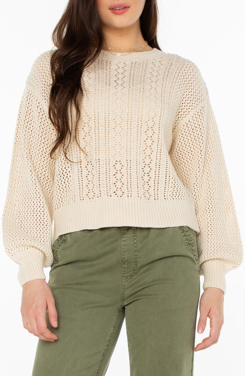 Roxy Daybreak Sweater, Main, color, Parchment