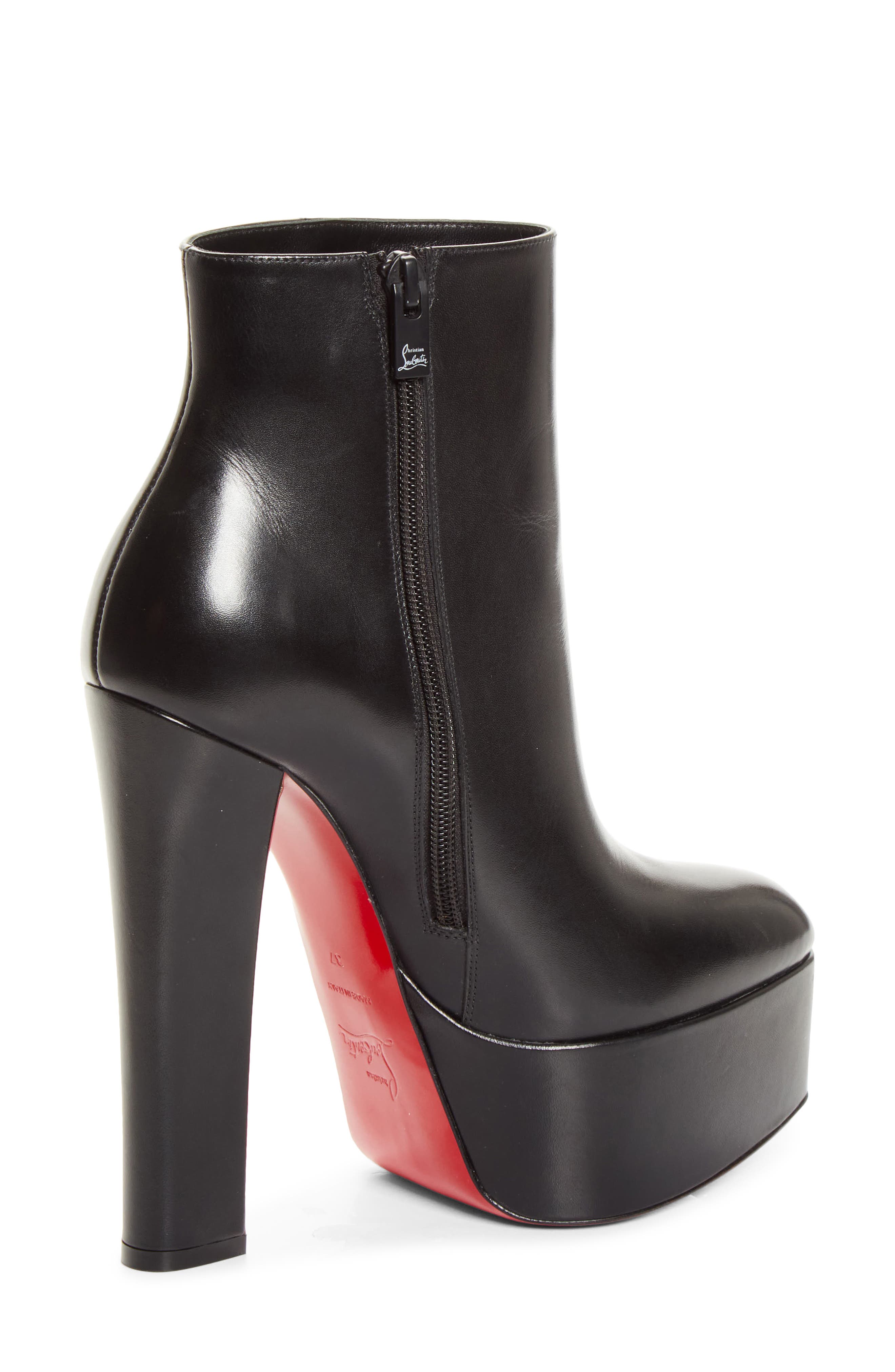 Jenna Platform Bootie, Alternate, color, BK01 BLACK