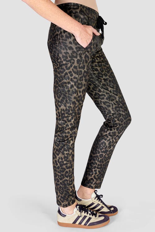 Alembika Leopard Print Slim-fit Stretch Jeans In Leopard