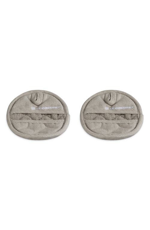 Le Creuset Set Of 2 Mini Oven Mitts In Sable