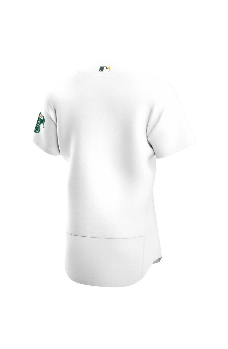 Nike Men's Nike White Oakland Athletics Home Authentic Team Jersey, Alternate, color, White