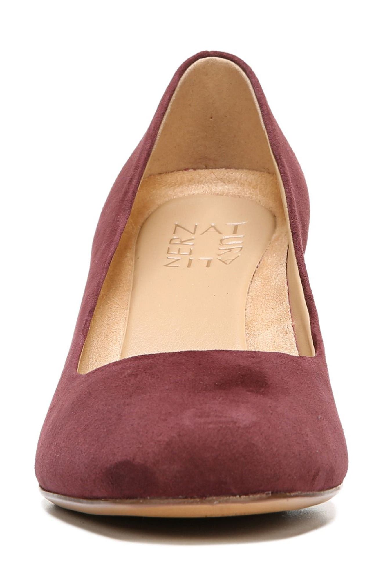Whitney Pump, Alternate, color, BORDO SUEDE