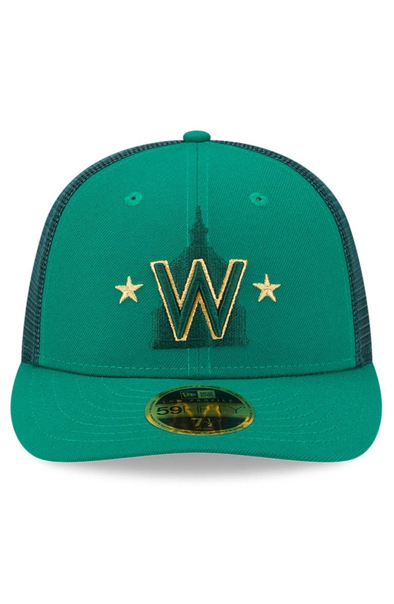 New Era Men's New Era Kelly Green Washington Nationals 2023 St. Patrick's Day Low Profile 59FIFTY Fitted Hat, Alternate, color,