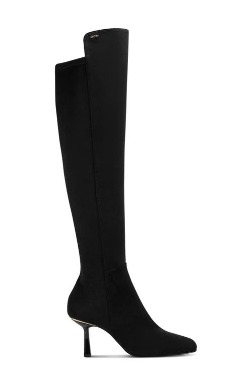 Dkny Vidalia Knee High Boot In Black