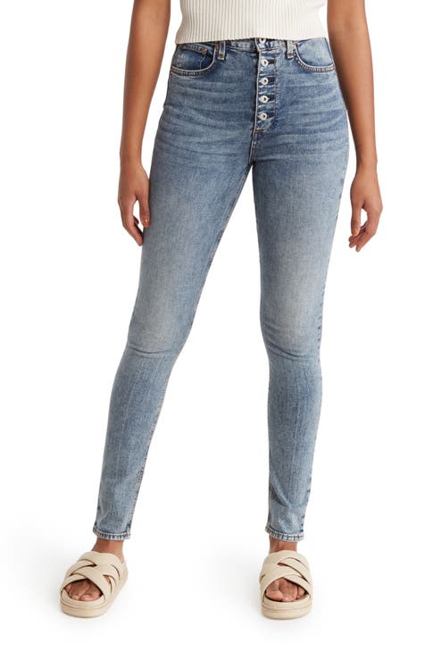 Nina High Waist Ankle Skinny Jeans