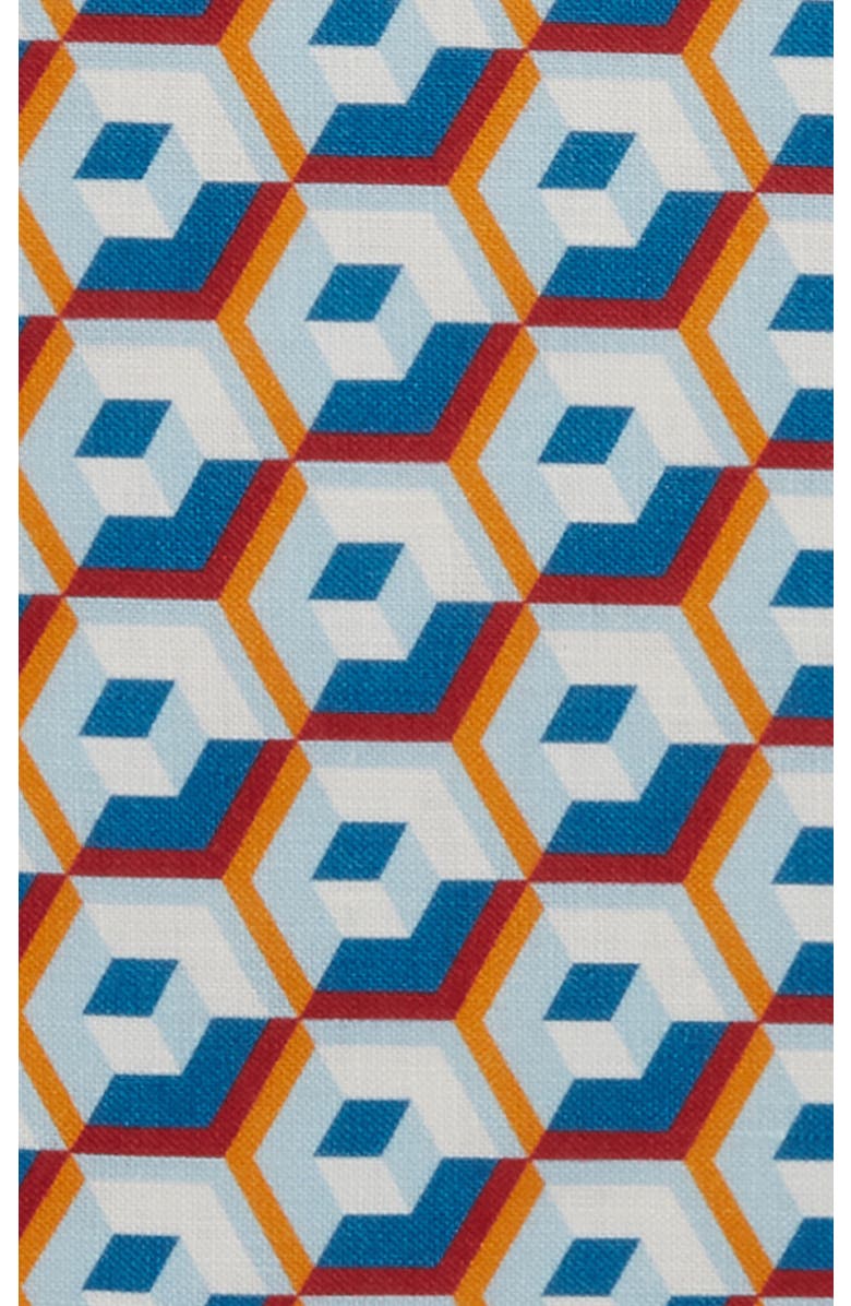 La DoubleJ Placemats Set Of 2 (35X45) Cubi Blue, Alternate, color, Cubi Blue