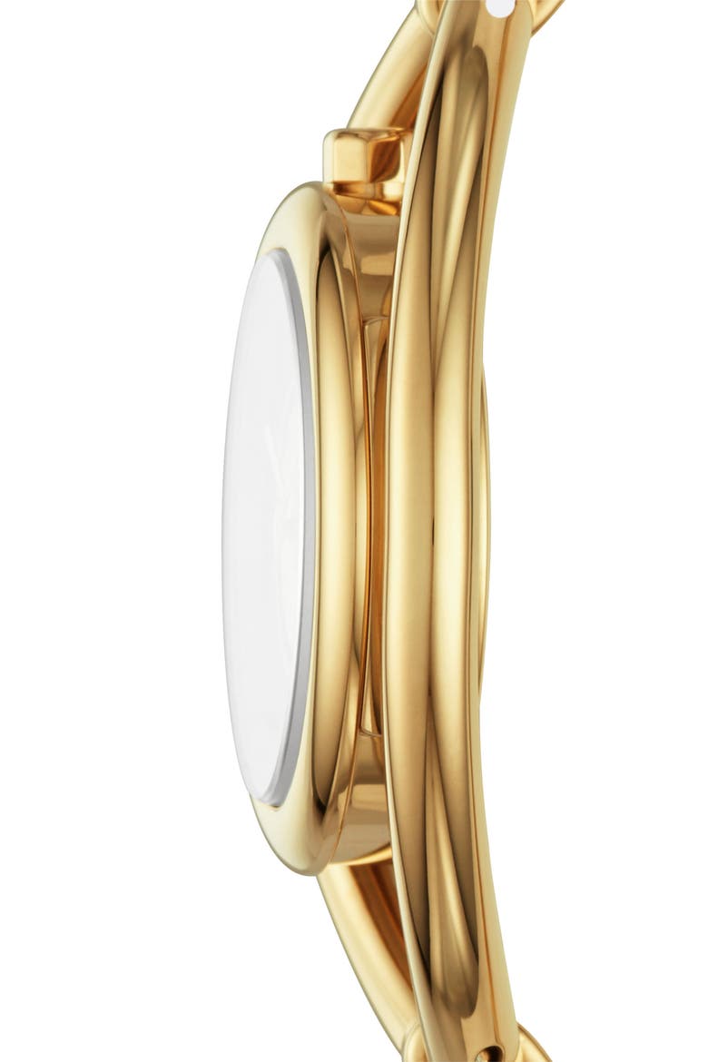 Evil Eye Bangle Watch, 25mm, Alternate, color, GOLD/ BLACK/ GOLD