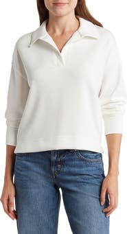 INDUSTRY REPUBLIC CLOTHING Collared Scuba Sweater