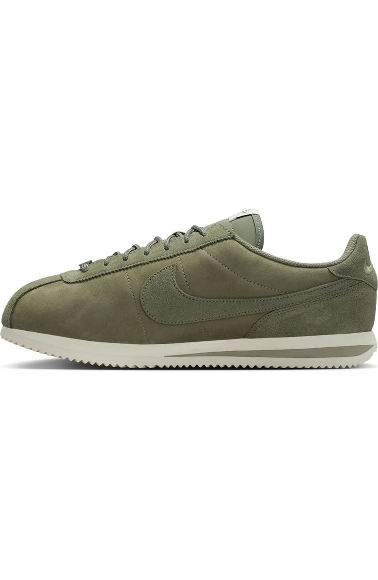 Nike Cortez Premium Sneaker, Alternate, color, 301 Slvrsg/Slvrsg