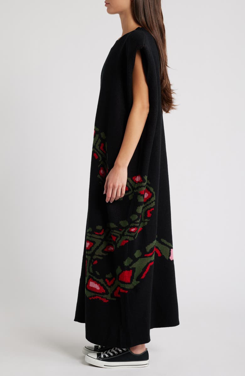 Dressed in Lala Big Reputation Oversize Maxi Sweater Dress, Alternate, color,