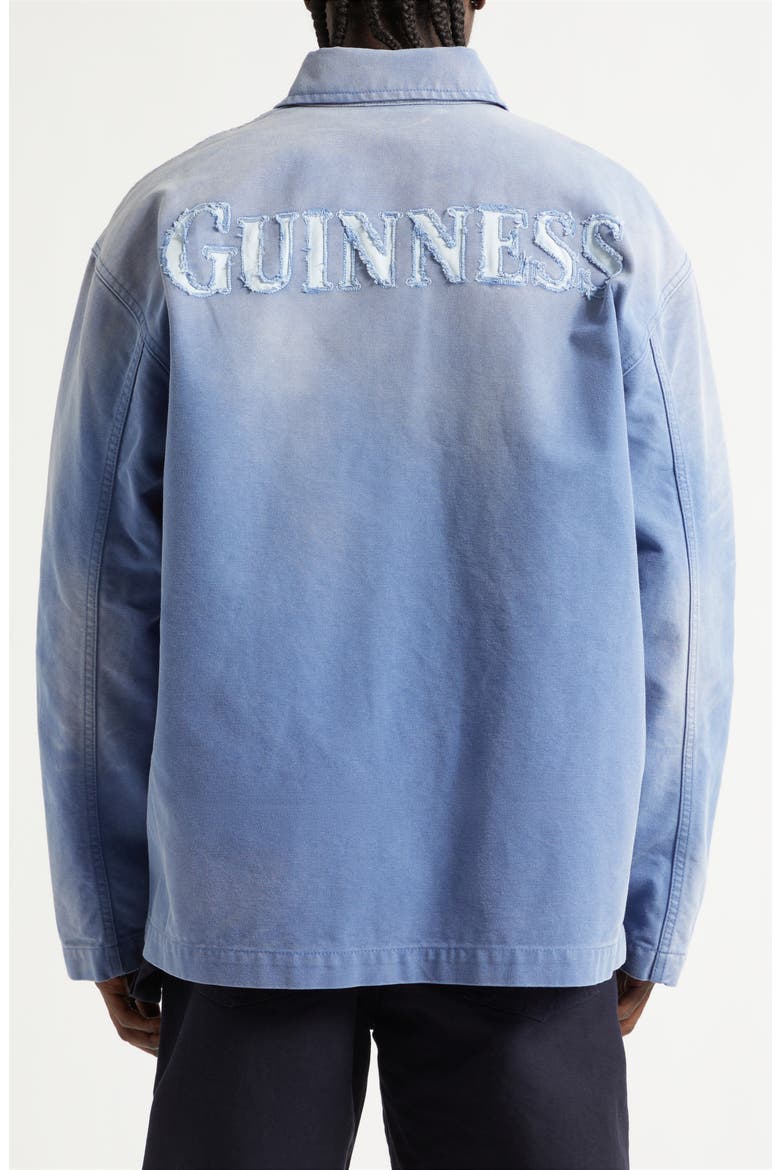 x Guinness Cotton Canvas Chore Jacket, Alternate, color, CORNFLOWER BLUE