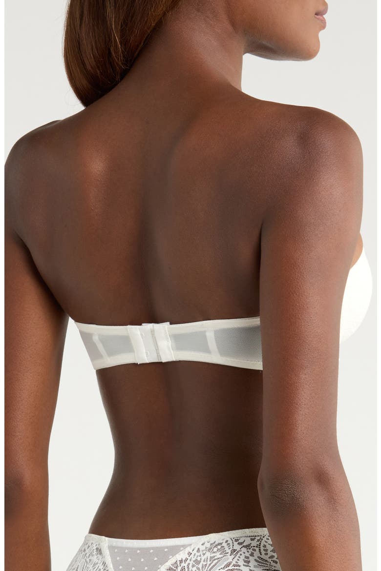 Posie Lace Padded Underwire Bra, Alternate, color, SNOW WHITE